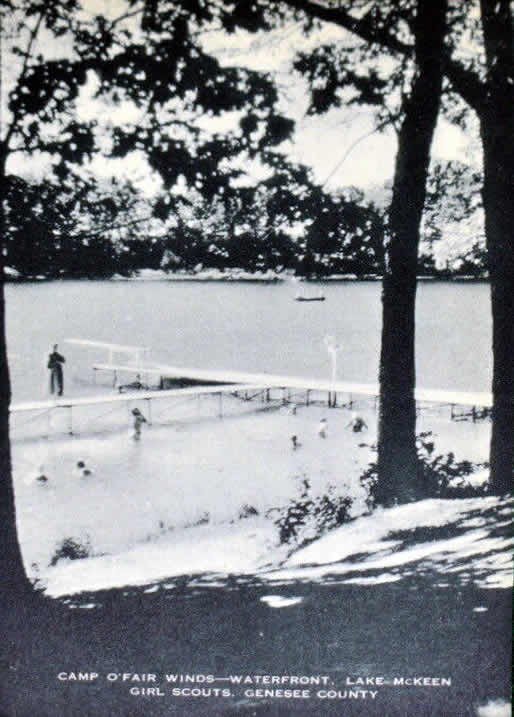 Camp OFair Winds - Old Postcard (newer photo)